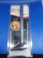 Dr. Mom Slimline LED Pocket Otoscope w/ Soft White Natural Hue Light - (T)