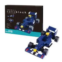 在飛比找momo購物網優惠-【nanoblock 河田積木】交通系列-方程式賽車(NBM