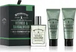 Scottish Fine Soaps Well Groomed Gift Set Vetiver & Sandalwood Gift Set for Men