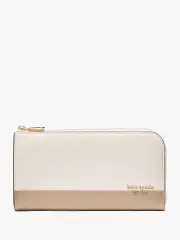 Devin Colorblocked Zip Around Continental Wallet
