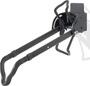 CyclingDeal Bike Wall Mount Rack - Vertical Adjustable Foldable Bicycle Parking Rack - for 20"-29" MTB 700C Road Bikes Home Garage Storage - Max. Tire Width 2.4"