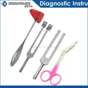Tuning Fork Lister Bandage Scissor Taylor Hammer Mallet - 4 Piece Kit
