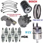 Tune Up Kit Air Oil Fuel Filters Cap Wire Plugs For JEEP WAGONEER 4.2L 1980-1983