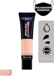 L'Oreal Paris Infallible 32H Matte Cover Liquid Foundation SPF 25 30ml - 155