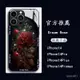 玫瑰iPhone14promax手機殻蘋果13Pro新款玻璃12 11 xs創意防摔殻 i14Pro 13 12 11