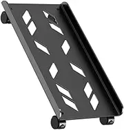 MINAOLULUS Movable Tower Stand with Wheels Cold Rolled CPU Holder Computer Stand for Desk Easy Transportation and Stability for Cases and Accessories