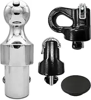 60692 Puck System Gooseneck Hitch Ball Kit, 2-5/16 Inch Gooseneck Ball, 30000 lbs GTW/7500 lbs VTW for Ford GMC Chevrolet Silverado Sierra Nissan Titan XD Alloy Steel