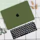 墨綠色 奶油殼 蘋果筆電 Apple Macbook Air Pro 13 15 保護殼 Mac外殼 電腦殼 注音鍵盤膜