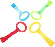 Milisten 8pcs Stands Ring Small Cot Handle up Bar Nursery Tools Standing Crib Pull up Support Learning Accessory Small Stand Handle Grabber Bed Play para Plastic