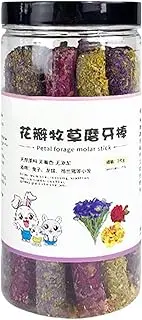 Hamster Chew Sticks | Small Animal Chew Hay Sticks - Healthy Treats Teeth Grinding Toys Food Snacks for Chinchilla Squirrel Small Animals Indoor