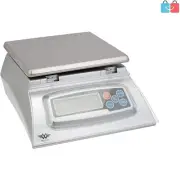 Compact KD8000 Kitchen Scale with Stainless Steel Platform and Gunk Shield