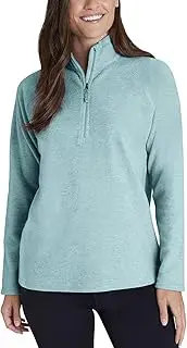 [Eddie Bauer] Women's Ultra Soft Fleece 1/4 Zip Long Sleeve Pullover Top