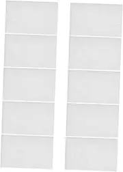 CORHAD 10pcs Box Sponge Mat Pad Cushion Jewelry Big Spool Foam Cup Holder Inner Cup Holder Panel Cup Holder Clothes Rack Bracket Special-Shaped Cup Holder Storage Mat Jewelry Boxes White