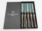 NEW! Crown Tools 5-piece Woodturning Mini Turning Tools Set Model #27745