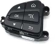 Car Steering Wheel Keys Multi-Function Menu Control Switch Button Assembly for Mercedes Benz V Class W447 W448 AMG GT W190 Push Button Switches(Assembly-Left)