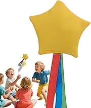 Bean Bag Toss, Star Weighted Bean Bags, Throwing Toy with Ribbons, Toss Game Weights for Carnival Camping Classroom Indoor Play Outdoor Recreation Beach Gym