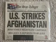 Oct 8 2001 The Star Ledger NJ “U.S. STRIKES AFGHANISTAN" BIN LADEN