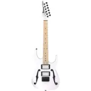 Ibanez PGMM31-WH Paul Gilbert Signature PGM miKro Series Electric Guitar, White