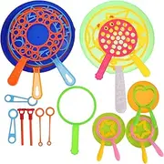 KICHOUSE 24Pcs Bubble Wand Maker for Outdoor Summer Fun for Parties Birthdays and Celebrations Easy to Use Bubble Wands for Endless Play