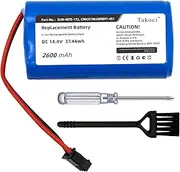 Replacement Battery for Coredy R580 R580-W R750 Lefant M210 M210B M213 M213S Coredy R300 R500+ R550 R600 R650 Robot Vacuum Cleaner H18650CH-4S1P 14.4V/2600mAh