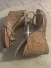 Steve Madden Morgan Rhinestone Wedges Size 6.5
