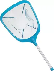 - Pool Skimmer Net with Pole, 25", Hot Tub Skimmer Net, Leaf Skimmer with Pole,