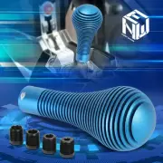 NRG Innovations SK-701BL 45mm Threaded Shifter Bubble Head Short Shift Knob Blue