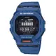 【CASIO 卡西歐】 G-SHOCK 智慧藍芽GPS 方形纖薄數位電子錶海軍藍 GBD-200-2_45.9mm