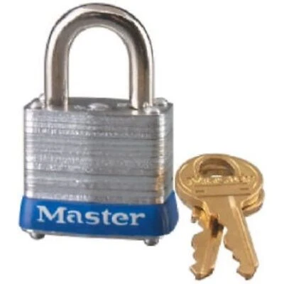MASTERLOCK CO 7KA-P216 1-1/8" Laminated Padlock - 9/16" Shackle - Keyed Alike to