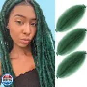 Afro Twist Hair Pre-Separated Springy Pre-Stretched Wrapping Hair for Soft Lo