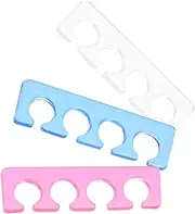 DRESSOOS Nail Polish Separator Kit Portable Toe Nail Dividers Comfortable and Easy to Use for Home or Spa