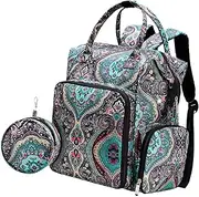 [yuksok] Crochet Backpack Storage Empty Portable Accessories Durable Zipper Pouch Tote Bag for Camping Sewing Tools Home Carrying Projects Traveling