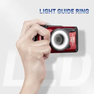 JJC LED導光圈 Olympus Tough TG-7 TG-6 TG-5 TG-4 奧林巴斯相機微距攝影配件