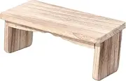 Wooden Meditation Bench Sturdy and Comfortable Non Base for Home and Yoga
