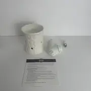 Scentsy "Fizz" Plug In Mini Electric Wax Warmer/Night Light White