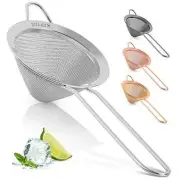 304 Stainless Steel For Kitchen - Sieve Sifters For Fine Mesh Strainer Silver