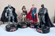Iron Studios Superman Batman Wonder Woman 1:10 Statues - Set of 4 NIB