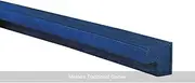 7/8 inch L-Shaped Black Club Cushion Rubber (20 x 22mm Set of 6 x 6 feet Lengths, Suitable for 9ft -12 ft Snooker Tables)