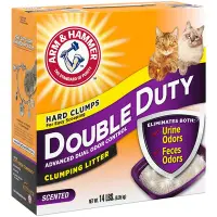 在飛比找Yahoo奇摩購物中心優惠-ARM&HAMMER 鐵鎚牌 貓砂 加強除臭 14LB(6.