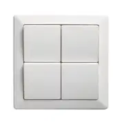 HPM COMO 4 Gang Vertical Wall Switch