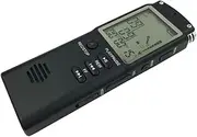 Tofficu 8Gb Professional Digital with Built in Microphone Sound Audio Recorder Display USB Connectivity Supports Repeat Function and Music Playback Black