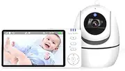 KGDSFG 5 Inch Video Baby Monitor Indoor Two-Way Audio Mother Kids Surveillance 2.4G Mini PTZ Home Security Cam