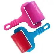 2PCS 5D Diamond Painting Cross Stitch Clay Plastic Roller Flattening Tool f