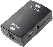 Coax Coaxial RCA to Optical TOSlink SPDIF Digital Audio Converter Adapter
