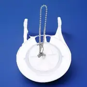 Rubber Plug Drain Valve Toilet Float Replacement Flapper Transparent NEW 2 Pcs.