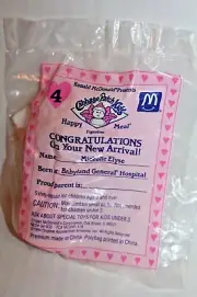1992 McDonald's Happy Meal Toy Cabbage Patch Kids Michelle Elyse Doll Figure #4