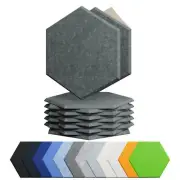 12 Pack Acoustic Panels Self Adhesive Sound Proof Foam High Density Sound Aco...