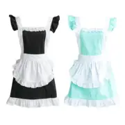 Halloween Maid Apron Apron Women Kitchen Cooking Apron for Baking Gardening