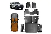 Floor Cargo Boot Side Kick Mats for GWM Tank 300 2023-2025 Car Trunk Back Seat Protector Liner Mat
