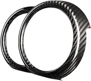 ATATNK Carbon Fiber Auto Speedometer Gauge Ring Trim Car Instrument Tachometer Decorative Stickers Compatible for Mini Cooper F54 F55 F56 F57 F60